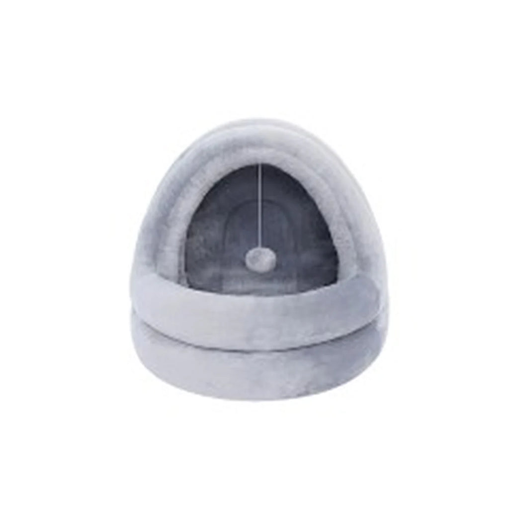 Paws Parade Cloud Nook Covered Pet Bed on a clean white background