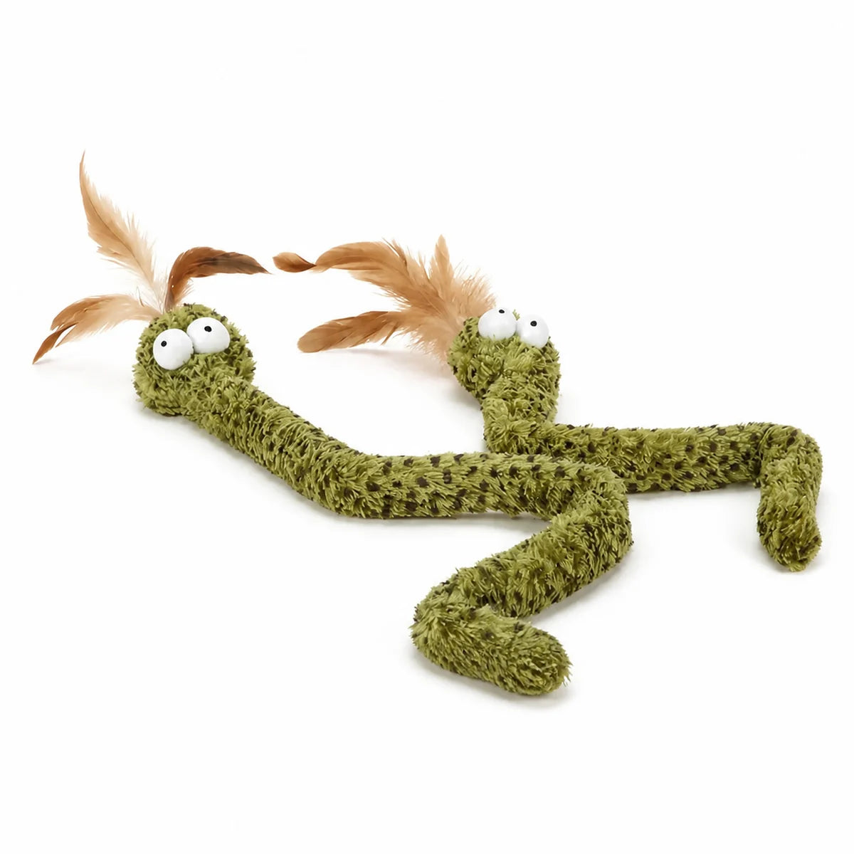 Paws Parade Forest Snake Interactive Cat Toy on a clean white background