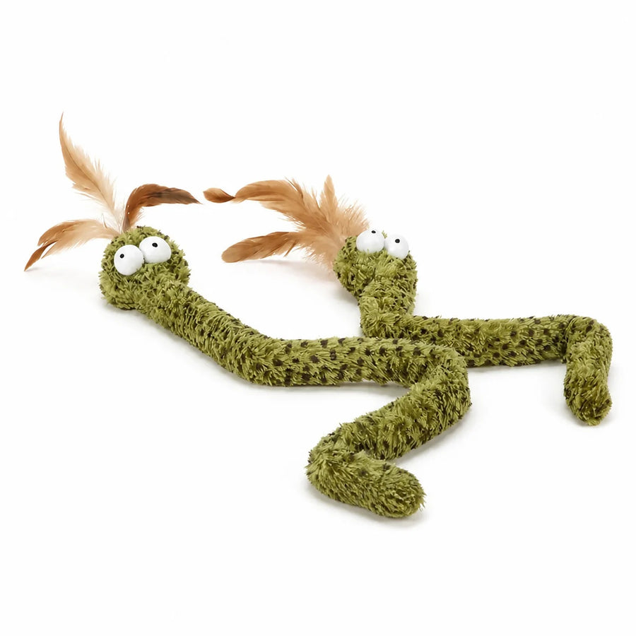 Paws Parade Forest Snake Interactive Cat Toy on a clean white background