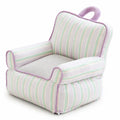 Paws Parade Parlor Stripe Pet Sofa on a clean white background