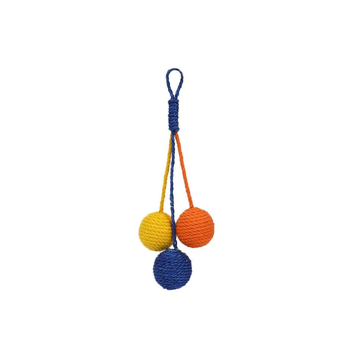 Paws Parade Party Trio Ball Cat Toy on a clean white background